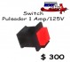 switch pulsador 1 amp/125v precio: $ 300