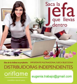 Maria Eugenia Oyarzun Avisos gratis en Chile en Maip&uacute; |  Oferta trabajo par/time x horas Region metropolitana Oriflame Chile, Te invitamos  a ganar lo que mereces....un dinero extra o un gran sueldo me