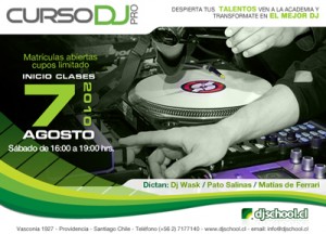Dj School Avisos gratis en Chile en Providencia |  INICIO CUROS DJPRO // SABADO 7 AGOSTO, MATRICULAS ABIERTAS