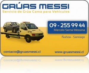 marcelo Avisos gratis en Chile en Santiago |  necesita una grua cama para su auto o moto? GRUAS MESSI  09 255 99 44, GRUAS MESSI servicio de grua para vehiculos con problemas mecanicos en Stgo
