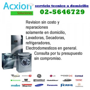 Acxion Reaparacion a domicilio Avisos gratis en Chile en Santiago |  SERVICIO TECNICO REPARACION DE LAVADORAS PRESUPUESTO GRATIS 02-5646729, reparacion de lavadoras reparacion de refrigeradores reparacion a domicilio