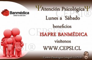  Avisos gratis en Chile en Santiago |  PSIC&Oacute;LOGOS - ATENCI&Oacute;N BANM&Eacute;DICA., CEPSI� � CENTRO PSICOL&Oacute;GICO INTEGRAL