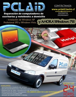  Avisos gratis en Chile en Santiago |  SERVICIO T&Eacute;CNICO DE COMPUTADORES & NOTEBOOK A DOMICILIO, SERVICIO T&Eacute;CNICO INFORMATICO 
