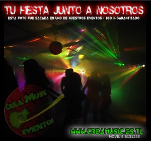 Crea music Eventos Avisos gratis en Chile en Santiago |  dj para fiesta Iluminacion y Sonido, musica envasada , musica para fiesta , fiesta discopeque 