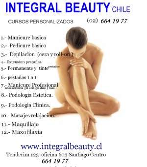 Integral Beauty Avisos gratis en Chile en Santiago |  Escuela de manicure, pedicure,depilacion,masajes , Cursos Manicure,masajes,depilacion, pesta&ntilde;as 
