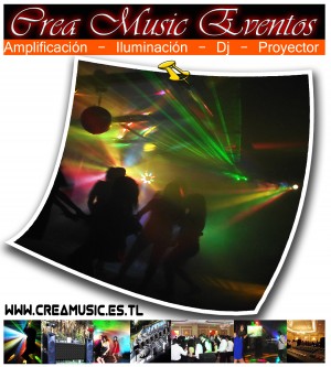 Crea music eventos Avisos gratis en Chile en Santiago |  Dj para fiesta, discopeque , cumplea&ntilde;os , matrimonio y mucho m&aacute;s