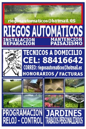 riegosautomaticos Avisos gratis en Chile en Santiago |  SERVICIO DE RIEGOS AUTOMATICOS., Instalaci&oacute;n, Reparaci&oacute;n y Mantencion de Riegos