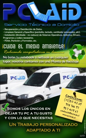  Avisos gratis en Chile en Santiago |  SOPORTE COMPUTACIONAL, FORMATEO-REPARACI&Oacute;N DE PC-NOTEBOOK-REDES