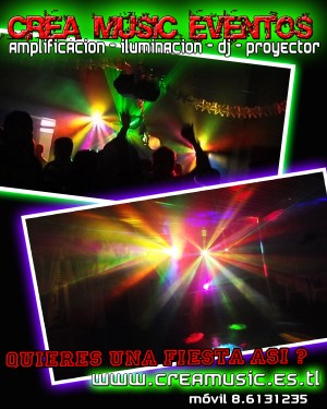 Crea music eventos Avisos gratis en Chile en Santiago |  Dj para fiesta, discopeque , cumplea&ntilde;os , matrimonio y mucho m&aacute;s