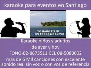  Avisos gratis en Chile en Santiago |  karaoke para eventos en Santiago , karaoke en Santiago 