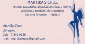 Martika Teese Avisos gratis en Chile en &Ntilde;u&ntilde;oa |  Clases de Pole Dance y Strip Dance, Especial DESPEDIDAS DE SOLTERAS