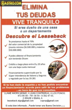 CLAUDIA Avisos gratis en Chile en Santiago |  necesita un credito y esta en dicom, TENEMOS LA SOLUCION
