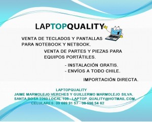 Laptop quality Avisos gratis en Chile en Santiago |  Teclados y pantallas para notebook y netbook., Teclados y pantallas nuevas. Variadas marcas y modelos