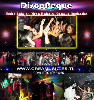 crea music eventos Avisos gratis en Chile en Santiago |  Discopeque a domicilio ( Dj Sonido Luces Burbujas )), Dj para fiestas , dj para cumplea&ntilde;os , dj para cumplea&ntilde;os infantiles