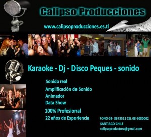calipsoproducciones Avisos gratis en Chile en Las Condes |  Arriendo de karaoke para eventos las condes santiago, Karaoke profesional dj disco peques