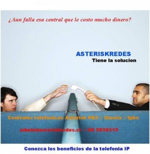 AsteriskRedes Avisos gratis en Chile en Santiago |  Telefonia IP centrales PBX Linux Asterisk SIP TRUNK, Mantenciones // Configuraciones // Asesorias