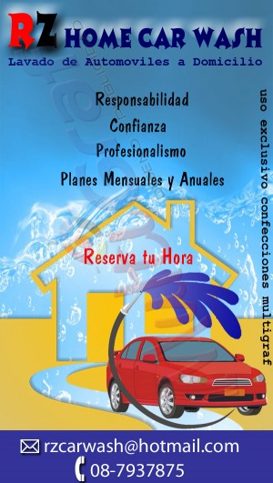 rz home car wash Avisos gratis en Chile en Santiago |  lavado de autos a domicilio, servicio integral, convenios, somos profesionales