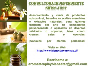  Avisos gratis en Chile en Santiago |  Aromaterapia - Productos Suizos Swiss Just, Bienestaryaromas.cl