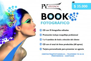 PV Studios Avisos gratis en Chile en Providencia |  Books fotogr&aacute;ficos para Modelos, Promotores y Extras, Book fotogr&aacute;fico profesional para modelos, incluye maquillaje.