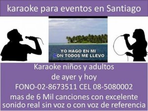 karaokeparaeventos@gmail.com Avisos gratis en Chile en Santiago |  Karaoke animacion amplificacion de sonido en stgo, Luces � humo � sonido � musica � dj