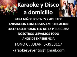karaokesyeventos Avisos gratis en Chile en Santiago |  AMPLIFICACION Karaoke DJ ANIMADOR, Arriendo Karaoke y Disco a domicilio