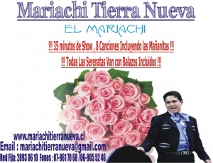 MARIACHI TIERRA NUEVA Avisos gratis en Chile en Santiago |  Serenatas Y Mariachis... Seriedad A Toda Prueba.Red Fija:28930610,  !!!  Mariachis De Gran Trayectoria y Experiencia   !!!