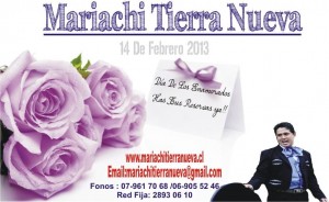 MARIACHI TIERRA NUEVA Avisos gratis en Chile en Santiago |  Serenatas D&iacute;a De Los Enamorados, Bell&iacute;simas .Fono:28930610, !!! Serenatas En El D&iacute;a De Los Enamorados Fono:28930610 !!!
