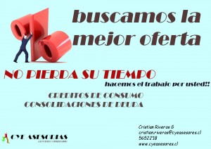 Cristian Avisos gratis en Chile en Santiago |  GESTIONAMOS TU CREDITO DE CONSUMO. , creditos