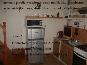Alicia Calderon Avisos gratis en Chile en Valpara&iacute;so |  Depto un ambiente, renovado, rento por noche todo el a&ntilde;o, valparaiso, Avenida alemania, valparaiso, fono 97508350, desde $25000 diario, wifi