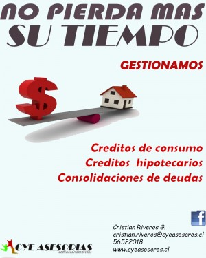 cristian riveros Avisos gratis en Chile en Santiago |  Creditos de consumo la mejor gestion. rapides y efectividad, Creditos de consumo gestion rapidas y seguras