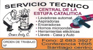Cesar Jerez Avisos gratis en Chile en Santiago |  Reparaci&ograve;n de aspiradoras, estufas, enceradoras fakir, microondas, Reparaciones
