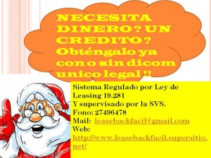 creditos Avisos gratis en Chile en Maip&uacute; |  Si la navidad se le viene encima? obtenga ya su credito con dicom, Le ofrecemos una alternativa seria y eficaz