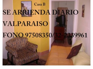 Alicia Calderon Avisos gratis en Chile en Valpara&iacute;so |  Arriendo casa vacacional diario, 1 dormitorio, valparaiso, Avenida alemania, valparaiso, fono 97508350, buena ubicacion, costa