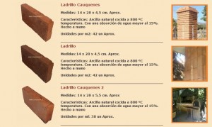 Cer&aacute;micas R&uacute;sticas Cauquenes Avisos gratis en Chile en Calera de Tango |  Ladrillos cauquenes (fiscal) grueso, delgado, a la vista, estuco, Venta de ladrillos fiscal cer&aacute;micas r&uacute;sticas cauquenes