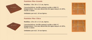 Cer&aacute;micas R&uacute;sticas Cauquenes Avisos gratis en Chile en Calera de Tango |  Ladrillos para piso grandes y chicos (aspecto r&uacute;stico), Cer&aacute;micas r&uacute;sticas cauquenes