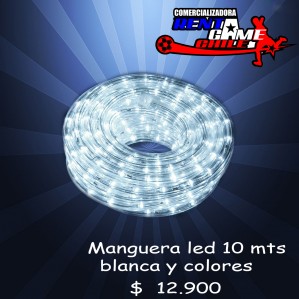 RENTAGAME CHILE Avisos gratis en Chile en La Cisterna |   manguera led 10 mts. dif. colores/ $ 12900, Iluminacion led