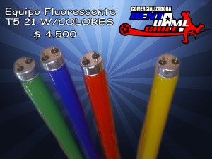 RENTAGAME CHILE Avisos gratis en Chile en La Cisterna |  Equipo fluorescente t5 21w colores/ precio: $ 4500, Iluminacion led