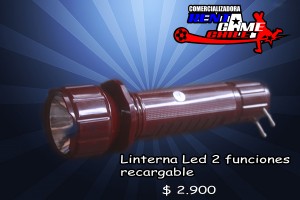 RENTAGAME CHILE Avisos gratis en Chile en La Cisterna |  Linterna led 2 funciones recargable/precio: $ 2900, Iluminacion led