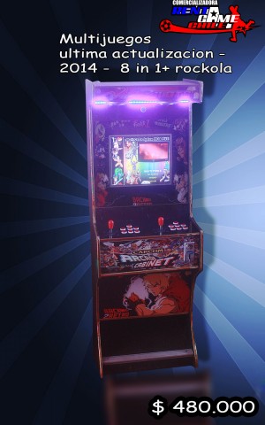 RENTAGAME CHILE Avisos gratis en Chile en La Cisterna |  Multijuegos  2014  8 in +rockola/precio: $ 480.000 pesos, Maquinas de juego