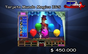 RENTAGAME CHILE Avisos gratis en Chile en La Cisterna |  Tarjeta mundo magico igs/precio: $ 450.000 pesos, Tarjeta para maquinas de juego
