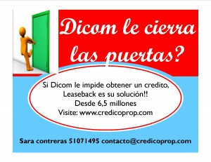 sara contreras Avisos gratis en Chile en Santiago |  Unico credito legal con dicom en chile. ley 19281, Somos una empresa seria