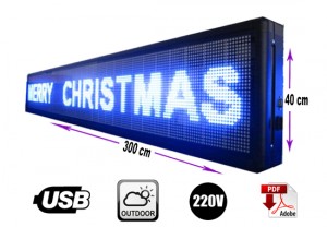 Rentagame chile Avisos gratis en Chile en La Cisterna |  Letrero programable led 40 x 300 cm color blanco outdoor, Letreros programables led usb y tecnolog&iacute;a publicitaria