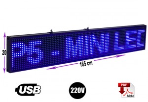 importadora full-led Avisos gratis en Chile en La Cisterna |  Letrero programable led 165 x 20 cm color azul/gran avda. 8051, Letreros programables led usb y tecnolog&iacute;a publicitaria