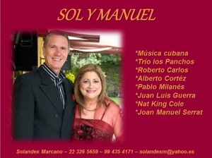 Solandes Marcano Avisos gratis en Chile en Providencia |  Cantantes cubanos sol y manuel con amplio repertorio de canciones, Cantantes cubanos sol y manuel con amplio repertorio de canciones.