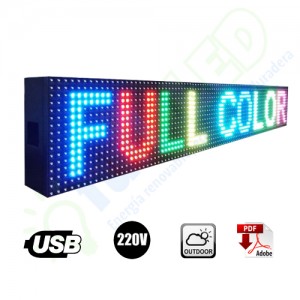 IMPORTADORA FULL-LED Avisos gratis en Chile en La Cisterna |  Letrero programable 55 cm x 300 rgb/gran avda. 8051, Letrero programable 55 cm x 300 rgb/gran avda. 8051