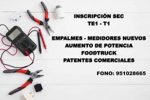 JB TEC Avisos gratis en Chile en Santiago |  Te1 t1 inscricpción sec - reg metropolitana, Te1 t1 instalador autorizado eléctrico sec