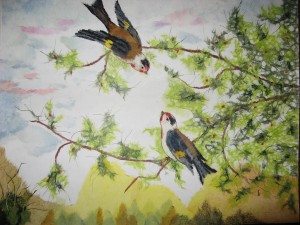 Centro de Estudios Integrales de Jap&oacute;n Avisos gratis en Chile en Providencia |  Cursos de Artesan&iacute;a Japonesa /Curso de Manualidades Japonesas., Chigiri-&eacute; : Pintar con la magia de un papel.