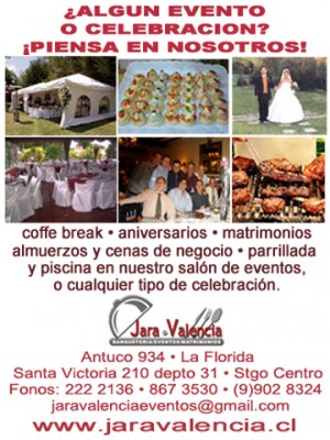 ANTONIO Avisos gratis en Chile en Santiago |  SERVICIO DE BANQUETERIA, PARA EMPRESAS Y PARTICULARES