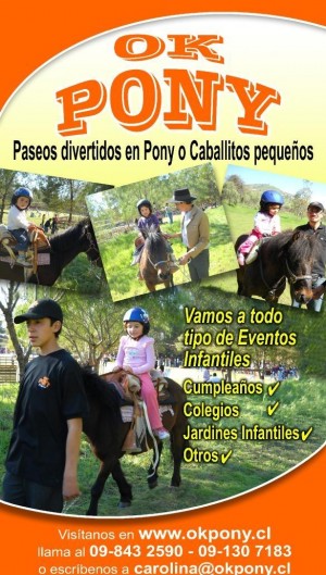 Carolina Avisos gratis en Chile en Santiago |  Arriendo de pony o caballos peque&ntilde;os para eventos infantiles, Llegamos a todas las comunas de la Regi&oacute;n Metropolitana�