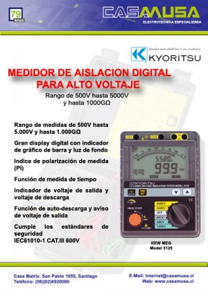 Casa Musa Avisos gratis en Chile en Santiago |  Medidor aislaci&oacute;n alto voltaje, Casa Musa